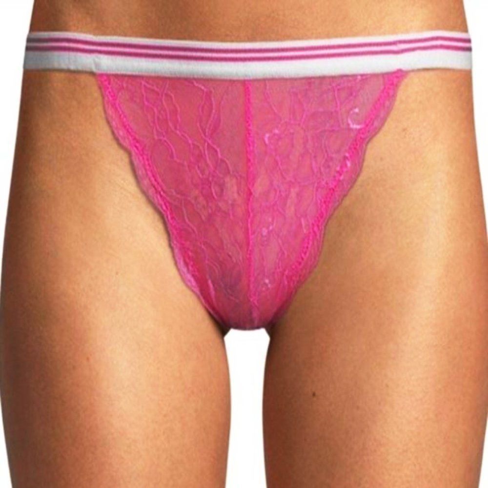 Sam Edelman Carmine Rose Lace Panty Stripe Band
